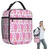 Preppy Roller Monkeys Rabbit Anime Insulated Lunch Bag for Women Kids Portable Food Boxes Thermal Lunch Box Tote