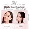 L'Oreal Radiant Foundation W10 & Star Diamond Loose Powder Gift Set