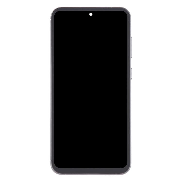 For Samsung Galaxy S23 FE SM-S711B 6.43 inch OLED LCD Screen Digitizer Full Assembly with Frame (Black)