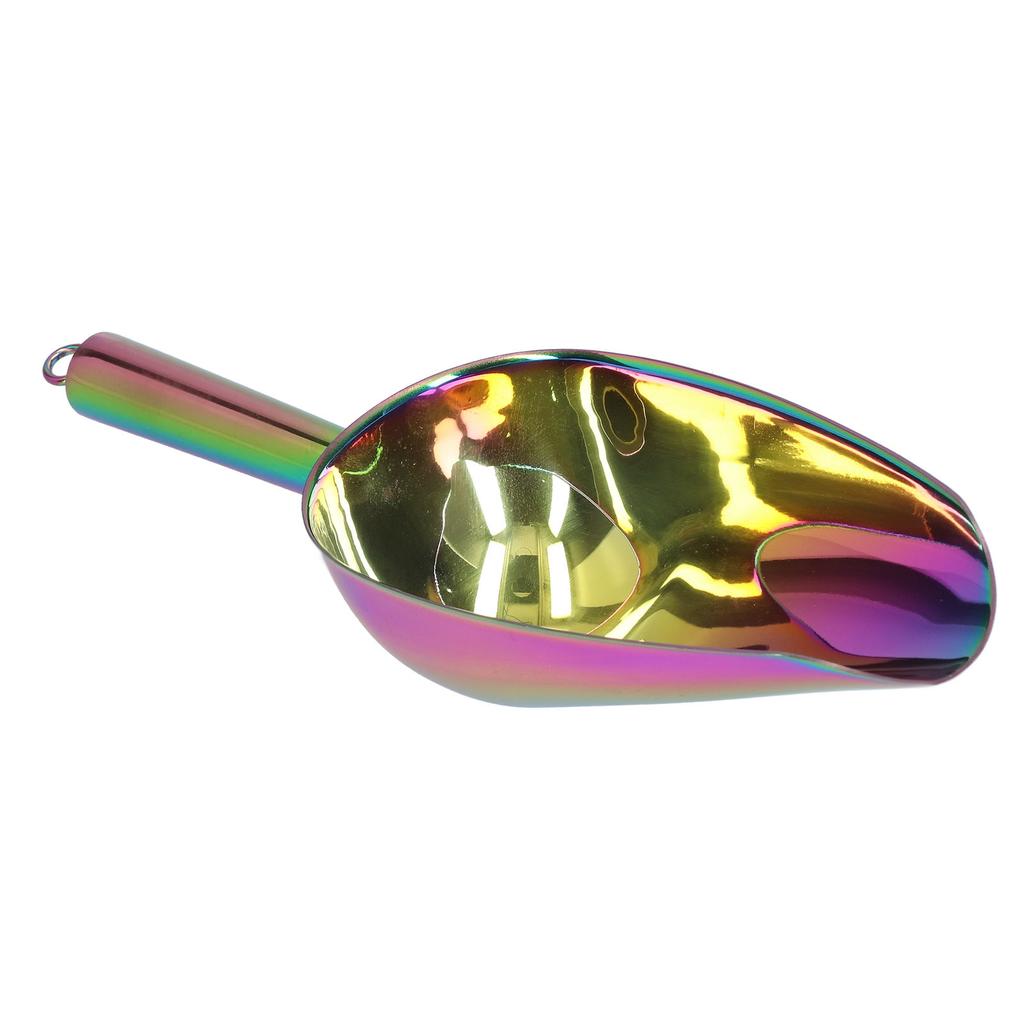 Ice Scoop Stainless Steel Ice Shovel Flour Scoop Kitchen Gadgets Accessories for HomeColorful No.3