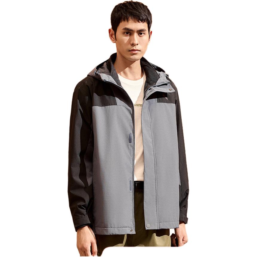 Anta Variety Training Collection Outdoor Hiking Thermal Water Repellent Windbreaker Jacket Men's 152447629-2
