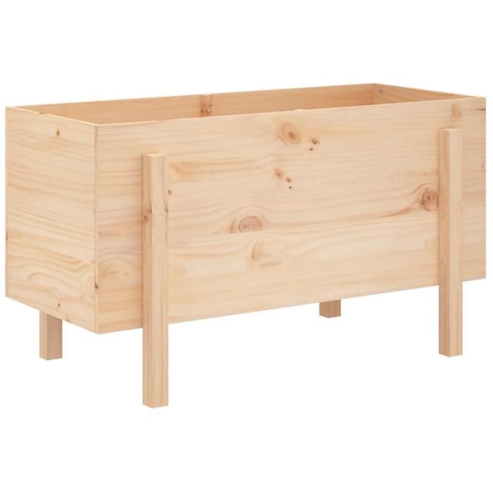 VidaXL Lit surélevé de jardin 101x50x57 cm bois de pin massif 825212
