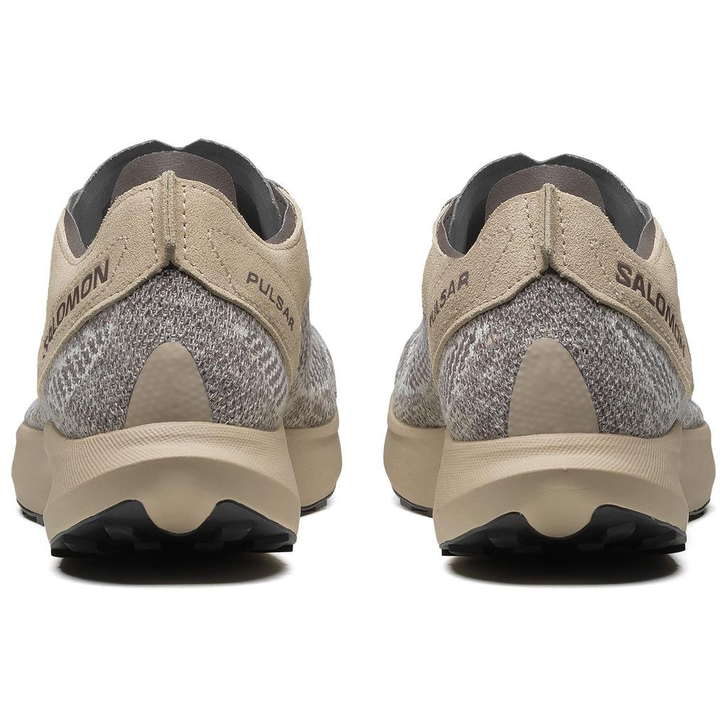 Salomon Pulsar Prg Knit Comfortable Outdoor Functional Slip-Resistant Wear-Resistant Breathable Low-Top Lifestyle Shoes Unisex Shoes Gray Brown 473007