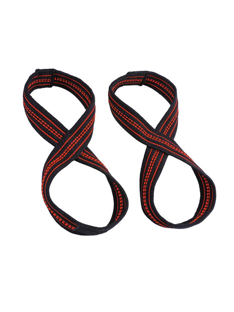 Figure 8 Weightlifting Straps: Non-Slip Wrist Wraps for Deadlifts, Pull-Ups, and Exercise Support
