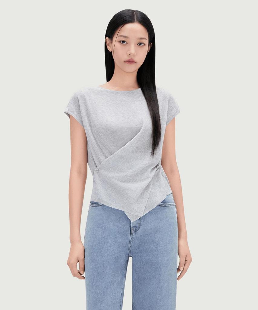 MIXXO Wrap Button Summer Knit_Miwkag719T