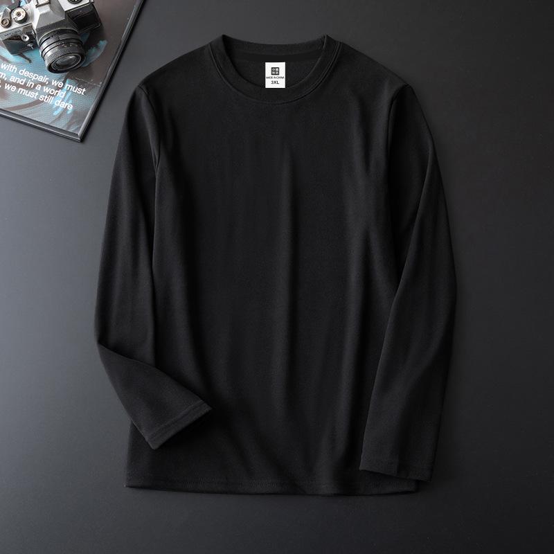 Men's Double-Sided German Velvet Fleece-Lined Long-Sleeve Warm Top