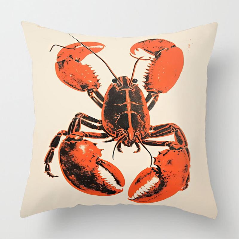Marine Life Theme Pillow Case Home Living Room Sofa Decorative Cushion Cover 45X 5Cm 50X 50Cm Machine Washable Beach Style