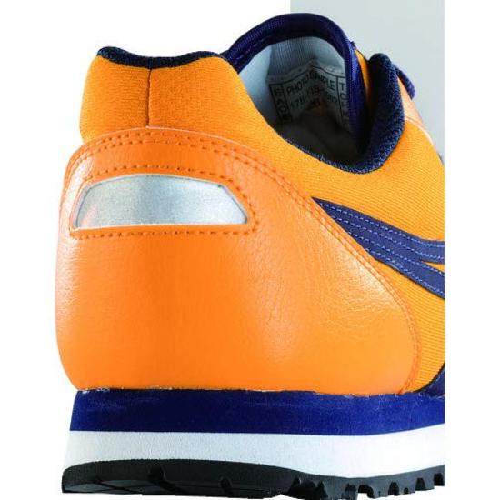 Safety shoes Winjob CP201 JSAA Type A toe indigo 3E [Asics] shoes/work cap, anti-slip sole, blue/white, 26.0 cm,