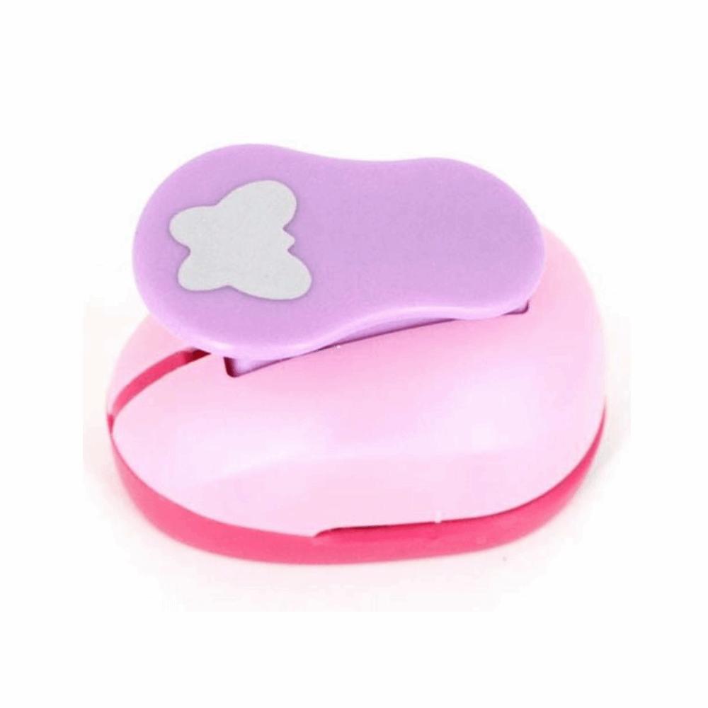 7*6*4cm Flower Furador Random Color DIY Embossing Punches DIY Paper Cut Puncher  for Card