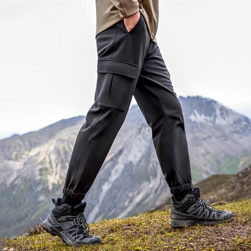 

Travoeller Men s Fleece-Lined Tapered Softshell Pants XXL