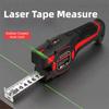 Retractable Digital Tape Measure 3-in-1 Laser Rangefinder Measuring Tool Laser Level  Construction