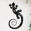 Metal Gecko Decorations Lizard Wall Sculpture Outdoor Gecko Decoration Metal Wall Decor, Bedroom Living Room Decor