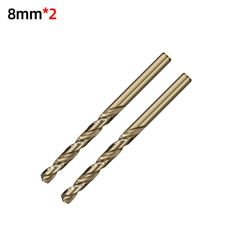 Metal Drill Cobalt Twist Drill Bit Set 1-13mm HSS M35 Stainless Steel Twist Drills The Whole Ground Metal Reamer Hole Tools