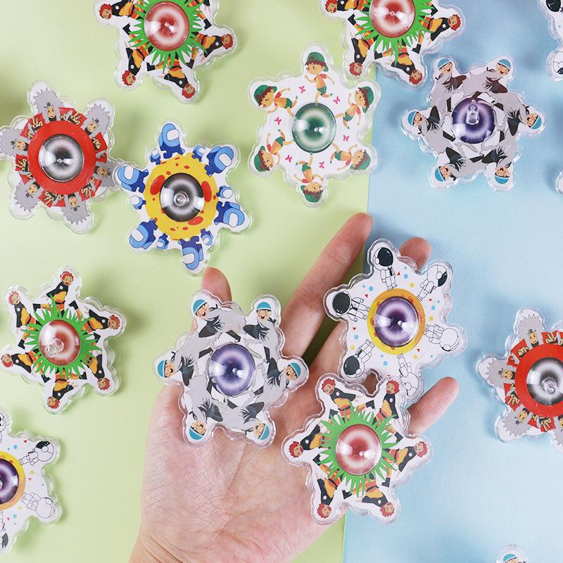 

Вращающийся гироскоп, креативные игрушки в подарок для воспитанников детского сада, учеников начальной школы, движение пальцами для вращения маленького гироскопа