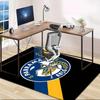 1 Stück Fußballteam-Design Teppich - Rutschfest, Weich & Gemütlich Fußmatte für Wohnzimmer, Schlafzimmer, Büro - Dekoteppich für Innen/Außen
