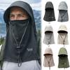 Lightweight Breathable Sunscreen Hat Neck&Face Protection Uv Protection Full Head Mask Face Cover Sun Hat Unisex