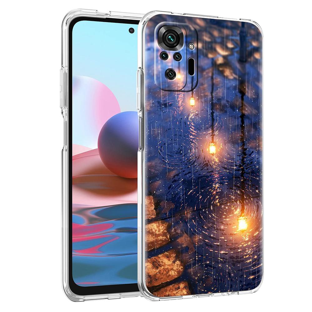 Japan Anime Landscape Phone Case For Xiaomi Redmi Note 12 4G 11 10 Pro 5G 10C 10S 9S 9 9T 8T 9C 9A 8 8A 7 K50 Gaming Clear Cover