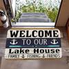 1PC WELCOME Charactor Door Mats Kitchen Rugs Non-Slip Pop arts design Bedroom Rugs Bath Mat Carpet for Home Sink Laundry Decor