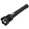 Red and White Bright Flashlight Long Pattern USB Rechargeable Flashlight for Outdoor