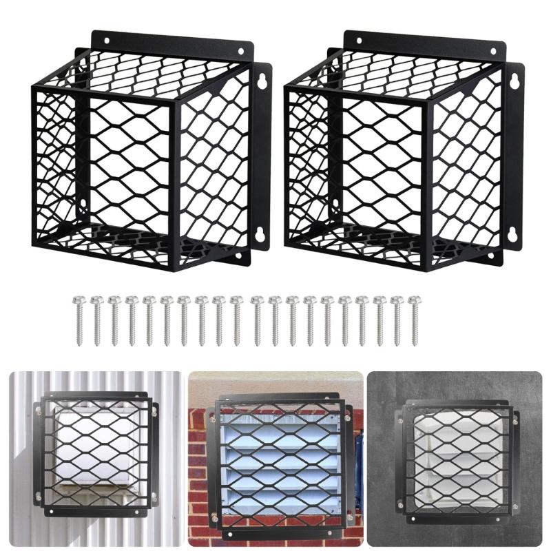 2Pcs Dryer Vents Bird Guard Drying System Protector Dryer Vents Cover Guard Carbon Steel Ventilation Bird Cage Enduring