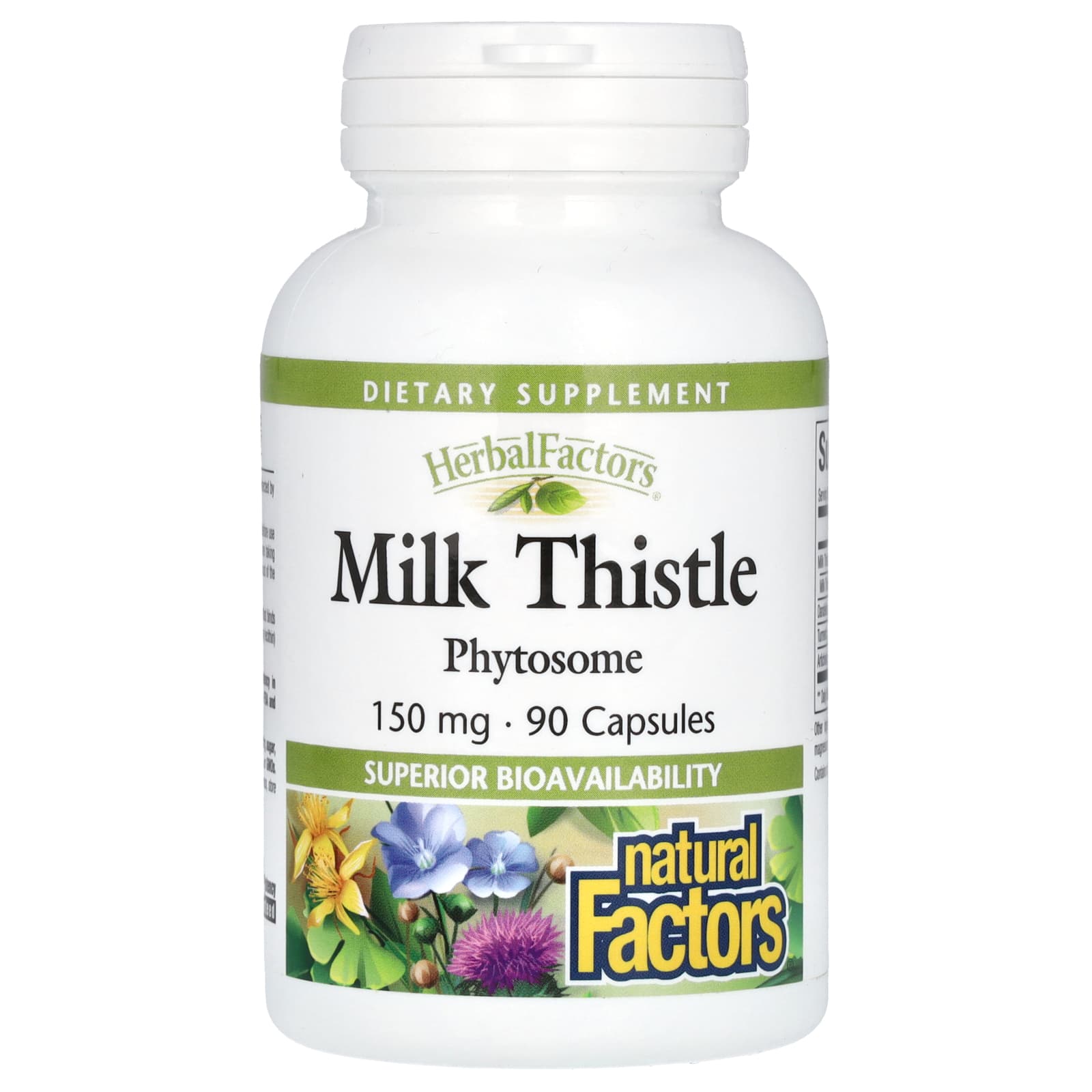 

Herbalfactors®, Milk Thistle, 150Mg, 90 Capsules