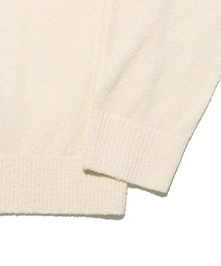 LEE Women'S Round Neck Boucle Knit Ivory