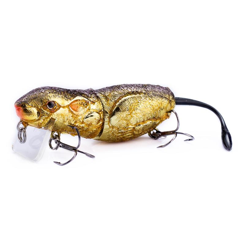 Realistic Rat Lure 6cm 10g Floating Mouse Wobblers For Pike Crankbait Artificial Bait Topwater Fishing Lures Tackle