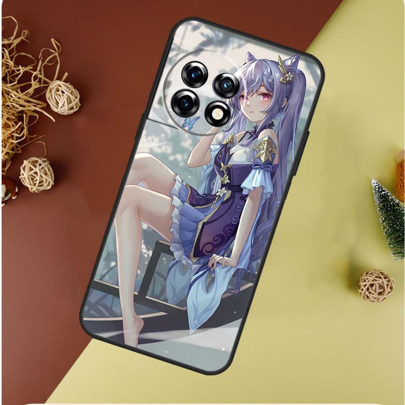 Genshin Impact Keqing For OnePlus Nord CE 4 3 2 Lite N20 N30 9 10 Pro 8T 9RT 10T 10R 13R 12R 11 12 13 Phone Case