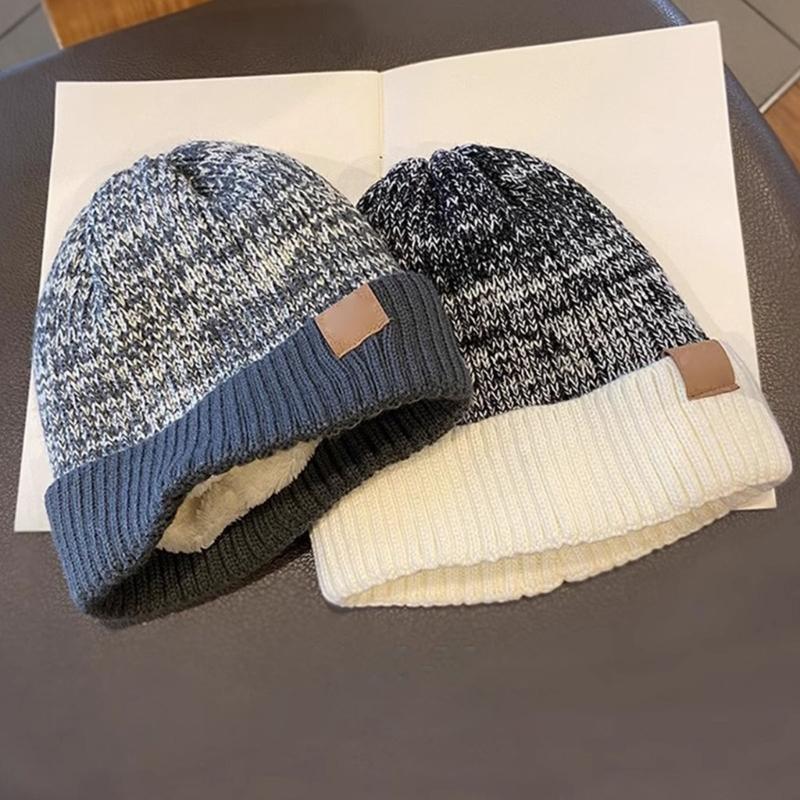 Pullover Cuff Head Cover Stretchy for Outdoor Sports Warm Hat Stretchy Elastic Headgear Hat for Winter