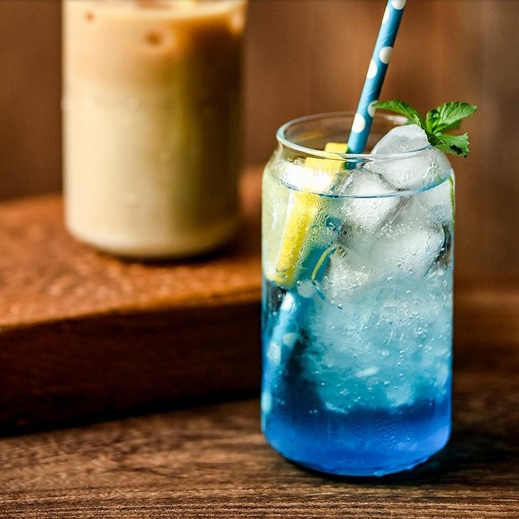 Creative Cola Can Shaped Glass Juice Milk Fruit Tea Glass Beer Glass Water Glass Cold Drink Glass