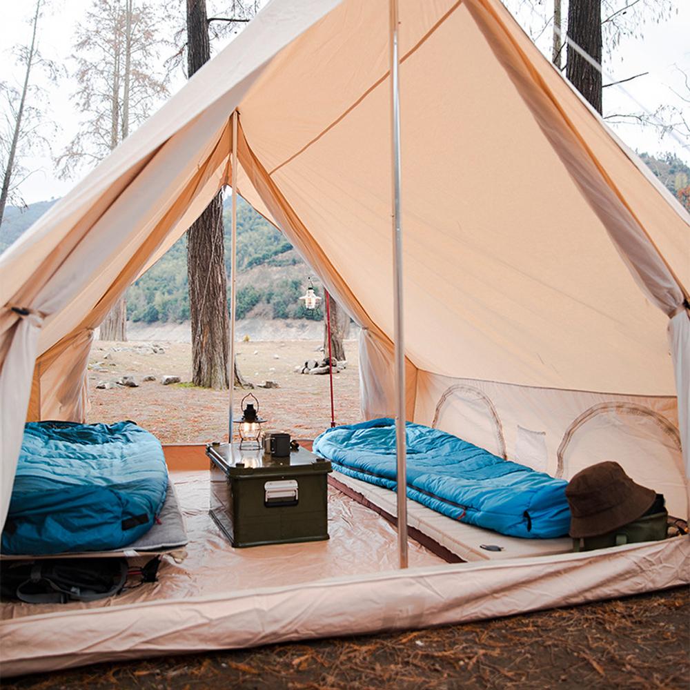 Sac de dormit de camping exterior Portabil Iarnă Îngroșat Încălzire Sac de dormit Greutate redusă Bumbac Sac de dormit culoare albastru inchis