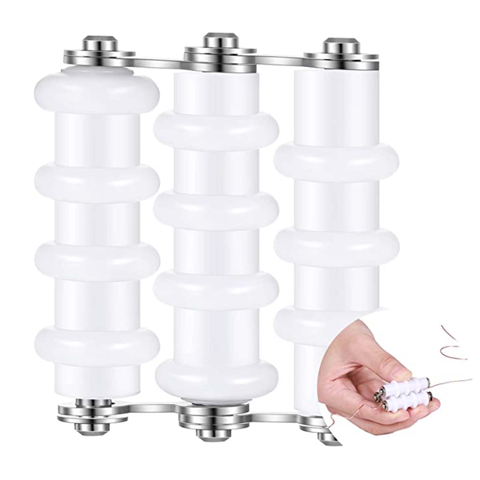 

Aluminum Wire Craft Straightener – 3-Roller Jewelry Making & DIY Wrapping Tool for Floral & Craft Wire