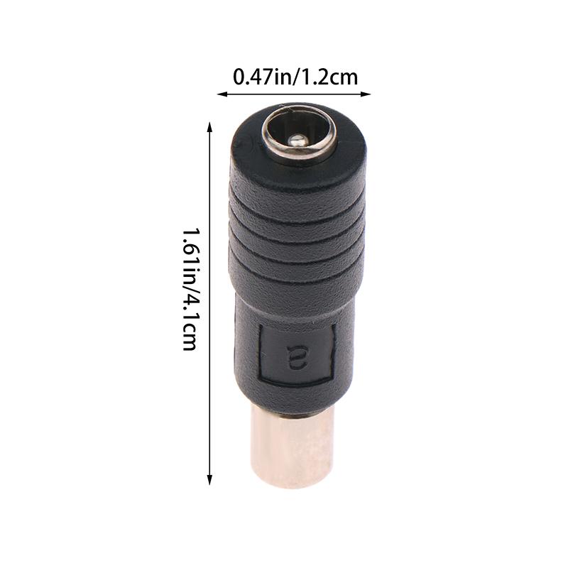 1 Stk. 5,5*2,1 mm Buchse auf 8,0*5,6 mm 1,6 mm Stift Stecker Stromanschlussadapter für Balance Scooter Aufladung DC-Buchsenstecker