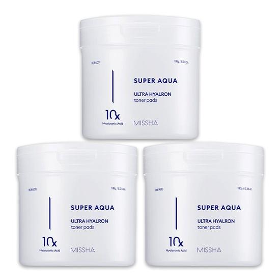 MISSHA Super Aqua Ultra Hyaloron Toner Pad 180g (90pads)