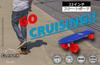 flcrck 22-inch Mini Skateboard for Kids and Adults, Beginner-Friendly, Complete with ABEC-9 Bearings (Navy x Red)