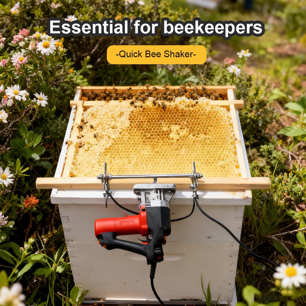 Electric Bee Shaker Plug-in Bee Remover Beekeeping Tool High Performance Easy Use Bee Frame Tool for Honey Frame Bee Removal
