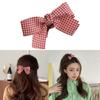 Bow Plaids Hair Clip Y2K Style Hairpin Sweet Balletcore Bunches Hair Clips