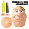 2 st Pormaskklämleksak Fyllning Fett DIY Stressavlastning Pormask Ansiktssimulator Silikon Akne Näsa Påfyllningsfett Tillbehör