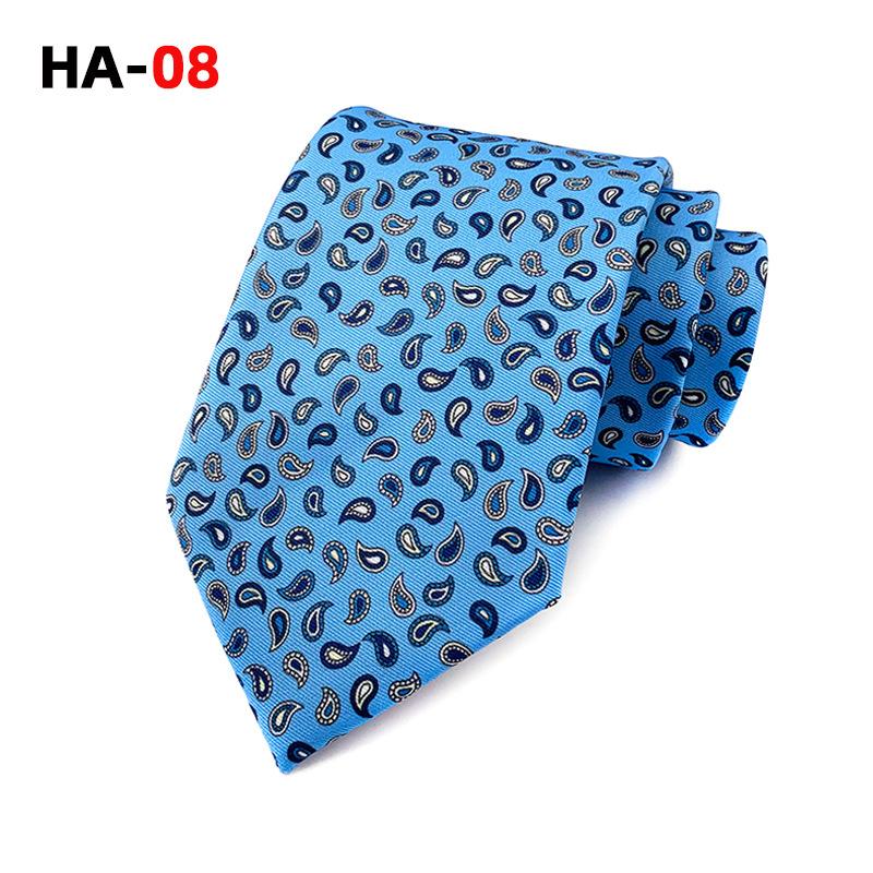 Mode Retro Druck Imitation Seide Stoff Herren Krawatte