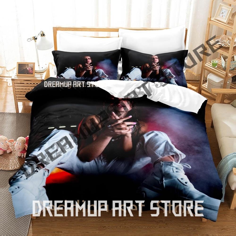 3D Print Hip Hop Natalie jane Bedding Set Single Twin Full Queen King Size Bed Set Adult Bedroom Duvetcover Set Personality Bed