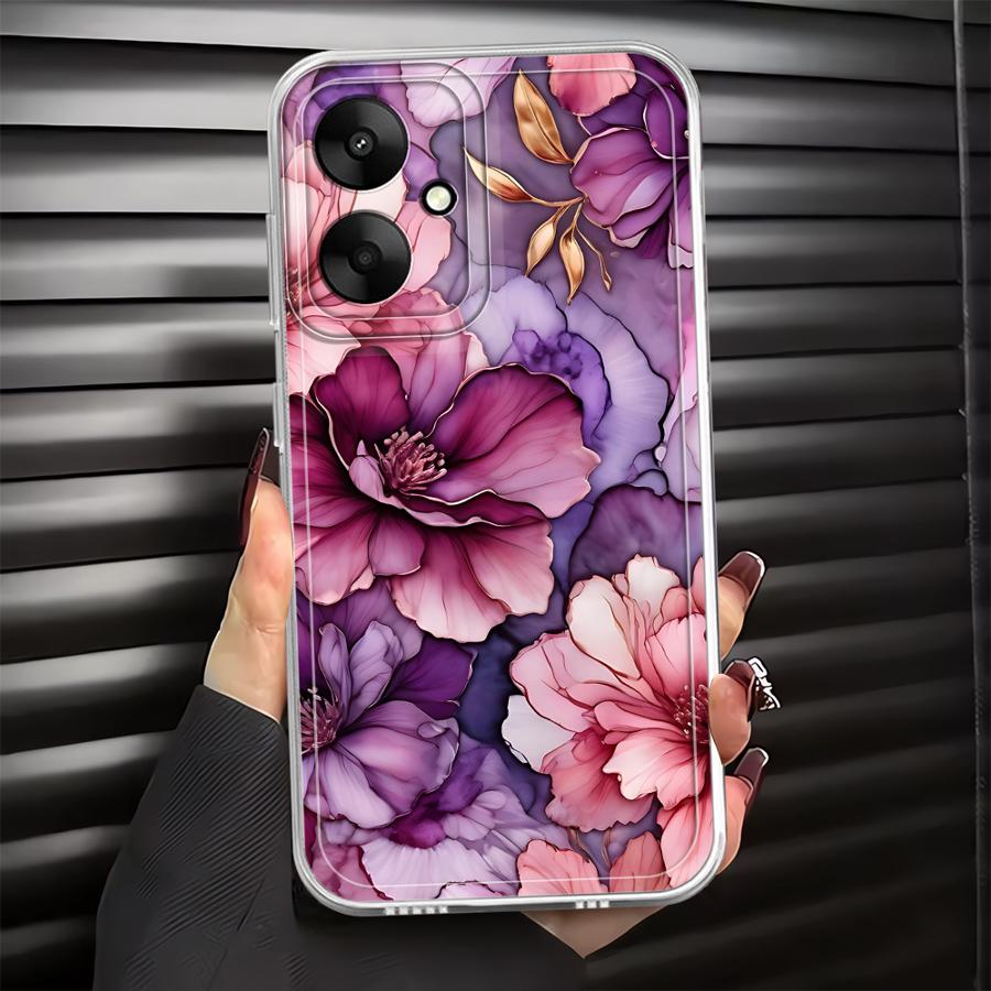 

Soft Phone Cover Phone Case for Xiaomi Mi 11T Pro 11 Lite Beautiful Flower Marble Xiaomi 11T