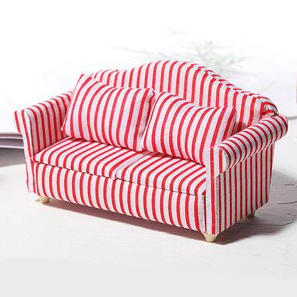 1/12 Dolls House Miniatures Modern Seat Armchair Sofa Settee