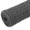 Vidaxl Ogrodzenie Z Siatki, Stal I Pvc, 25X1,2 M, Szare