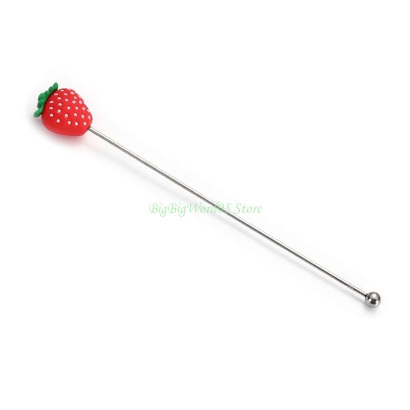 24TE Cocktail Stirring Coffee Stirring Rod Milk Tea Stirring Fruit Design