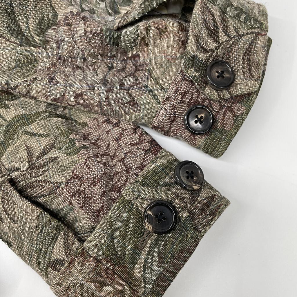 GABRIELE PASINI Khaki Botanical Jacquard Pattern M-65 Jacket Jacket Not written khakiUsed
