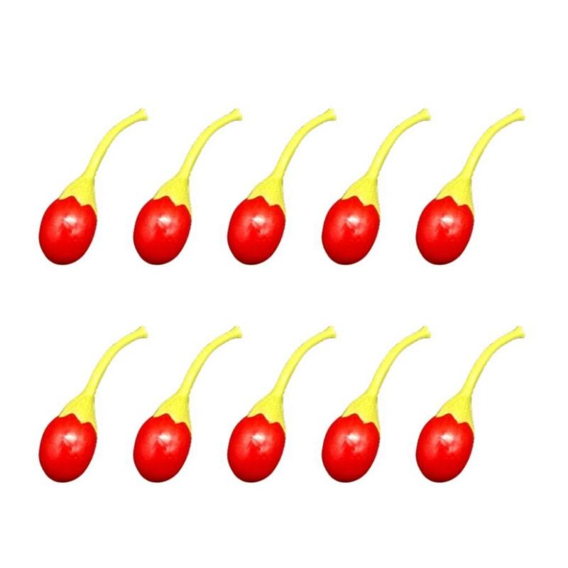 

Pack of 10 Artificial Wolfberry Plastic Fruit Supplies Fake Fruit Decors Realistic Look for Photography and Decorations 1
