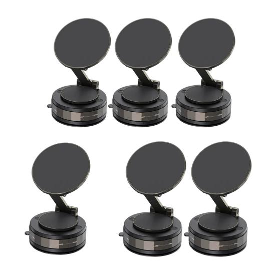 Magnetic Car Phone Holder for MagSafe Vacuum Suction Phone Mount 360 Degrees Rotatable Foldable Bracket for All Smartphones