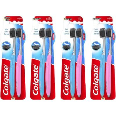 Ultra-Dense Charcoal Soft Toothbrush, Mini Head (8-Pack)