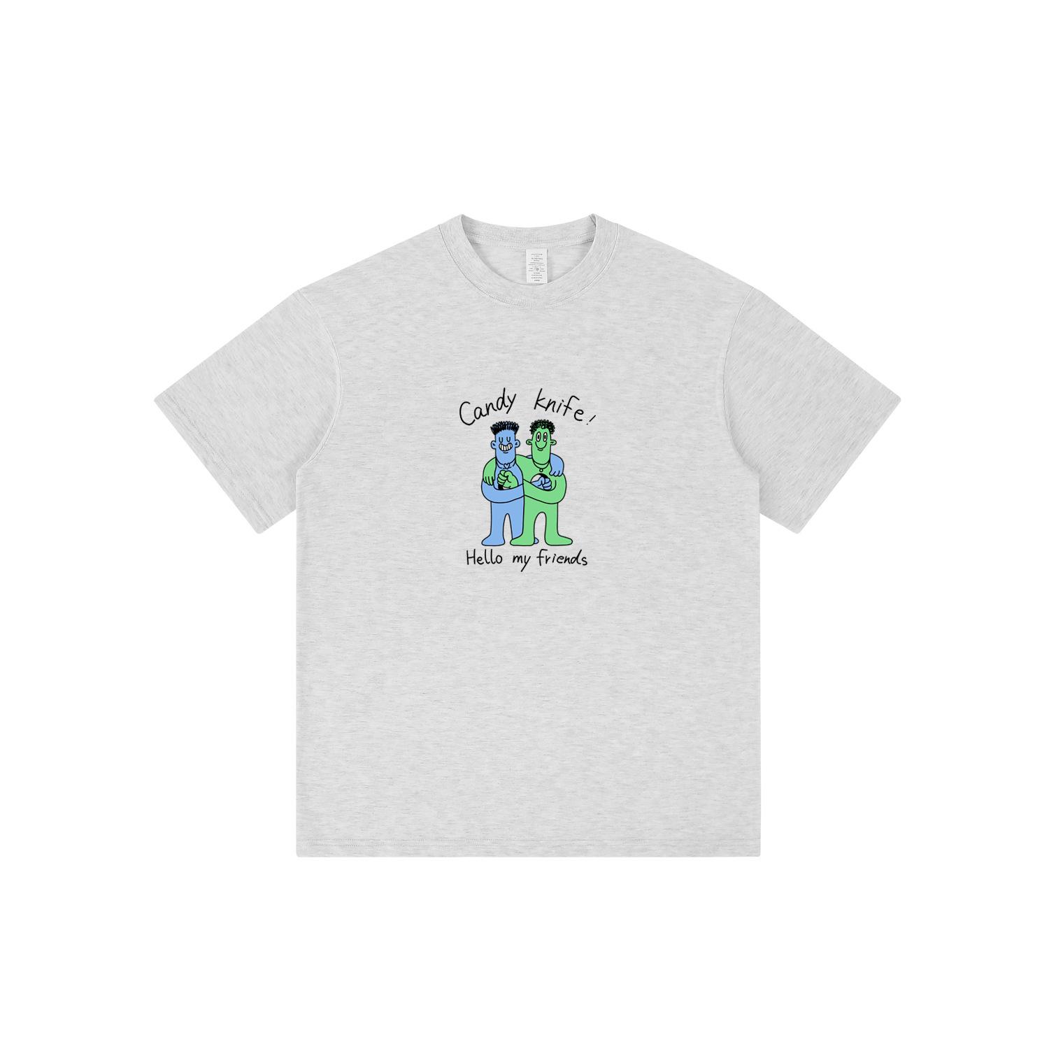 

Trendy American Retro Cotton Unisex Short-Sleeve T-Shirt XL