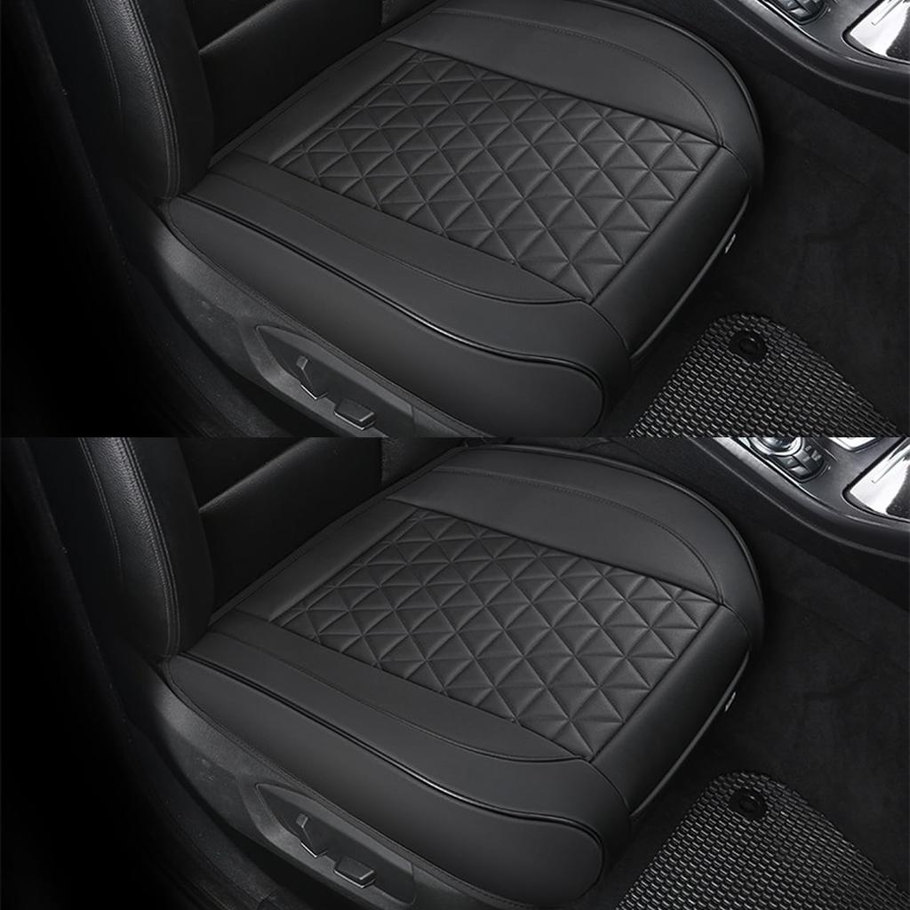 PU Leather Car Seat Front Seat Car Universal Waterproof and Front Seat Covers for Kei Cars and Passenger Fully Washable Covers, Cushions, Mats,